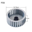 Burner Centrifugal Fan Impeller Blower Wheel for FS5 FS10 FS20 Gas Burners Industrial Boiler Combustion System Spare Parts