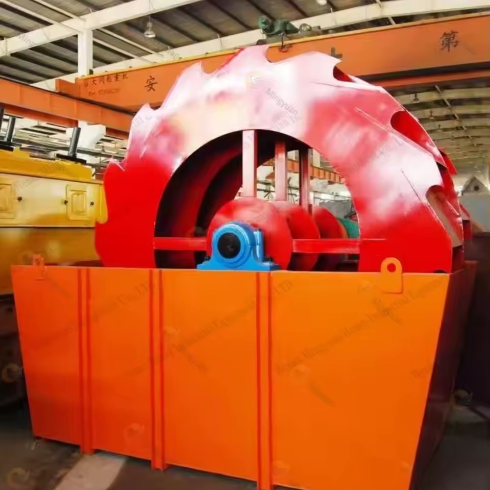 Industrial Bucket Wheel Gravel Sand Washing Washer Machine