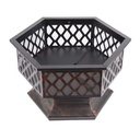 Factory Supply Multi Functions Backyard Bbq Grill Basket Firewood Carbon Steel Steel Firepit
