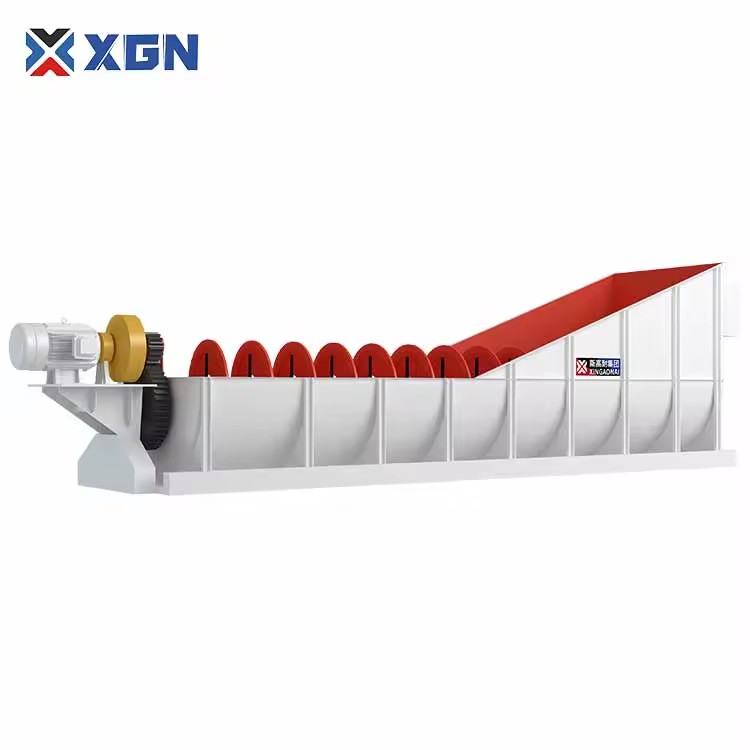 Superior Spiral Sand Washing Machine with Gear and Pump for Aggregate Gravel and Stone Washing 40-300t/h Capacity