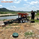 Portable Recirculating Water 5 Tons/Hour Gold Shaker Deck Wash Plant with Smelting Furnace for Riverbed Mining