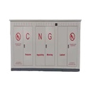 PCCD Natural Gas PRMS Skid CNG Pressure Regulators 200-250 Bar Inlet 500-5000SCM/Hour Flow Rate ISO9001 Certified High
