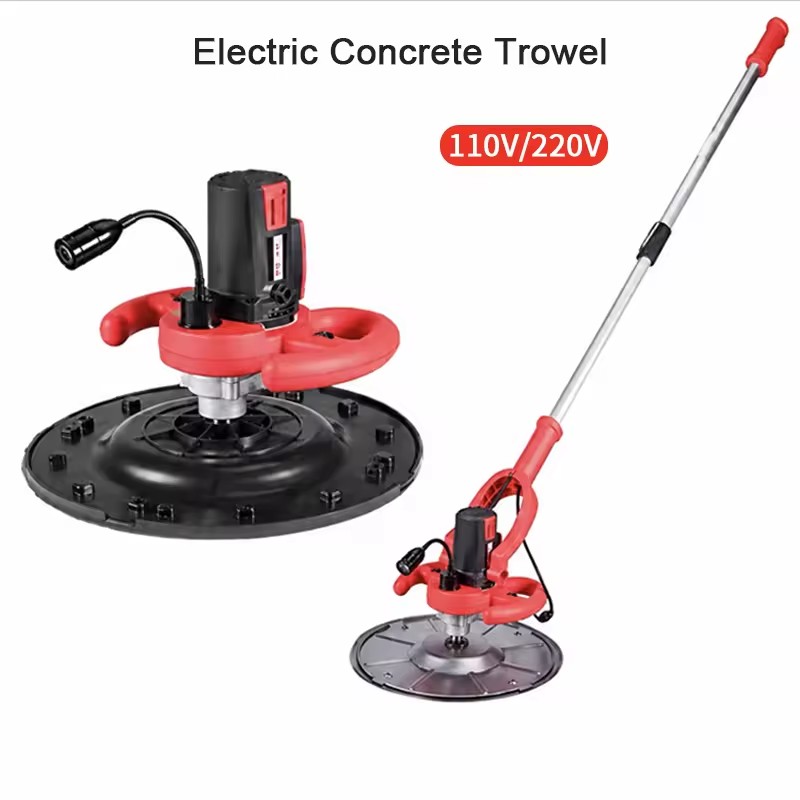 Factory Portable Electric Wall Trowel Machine Handheld Cement Mortar Plastering Machine Concrete Render Smoothing Finishing Tool