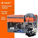 BS15128 150Bar 128Lpm Sand Blockage Cleaning Equipment Electric Hose Reel Jetter Construction Site Drainage Cleaning