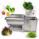 Multifunctional Tipping Vortex Fruit and Vegetable Washing Machine Commercial Vegetable Cleaner for Hotel Kitchen