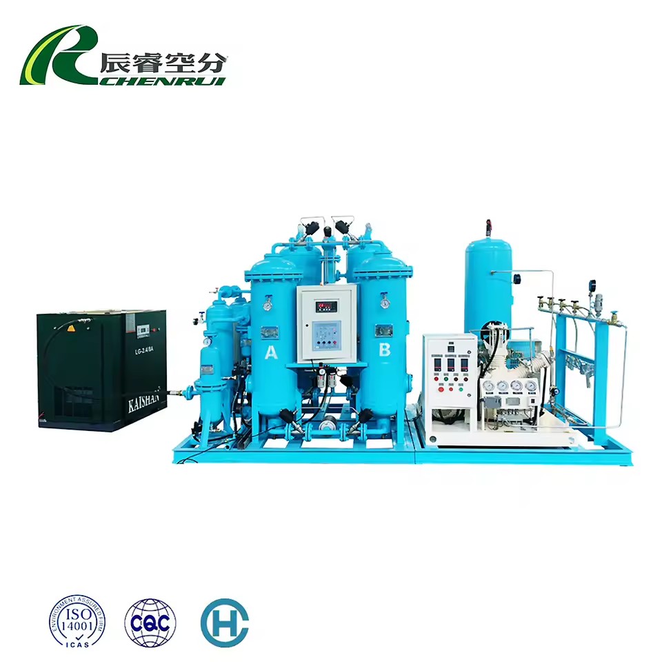 Core Components PLC-PSA Oxygen Gas Making Machine for Filling Oxygen Into Cylinders