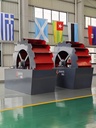 Wheel Sand Washer 10mm Feed 20-150TPH River Quartz Granite Cleaning Machine Aggregate Washing Plant Pump AC Motor