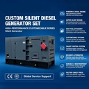 Professional Perkinss 100kw 200kw 300kw Diesel Generator Silent Digital 3 Phase Power Generation Parts Accessories Set