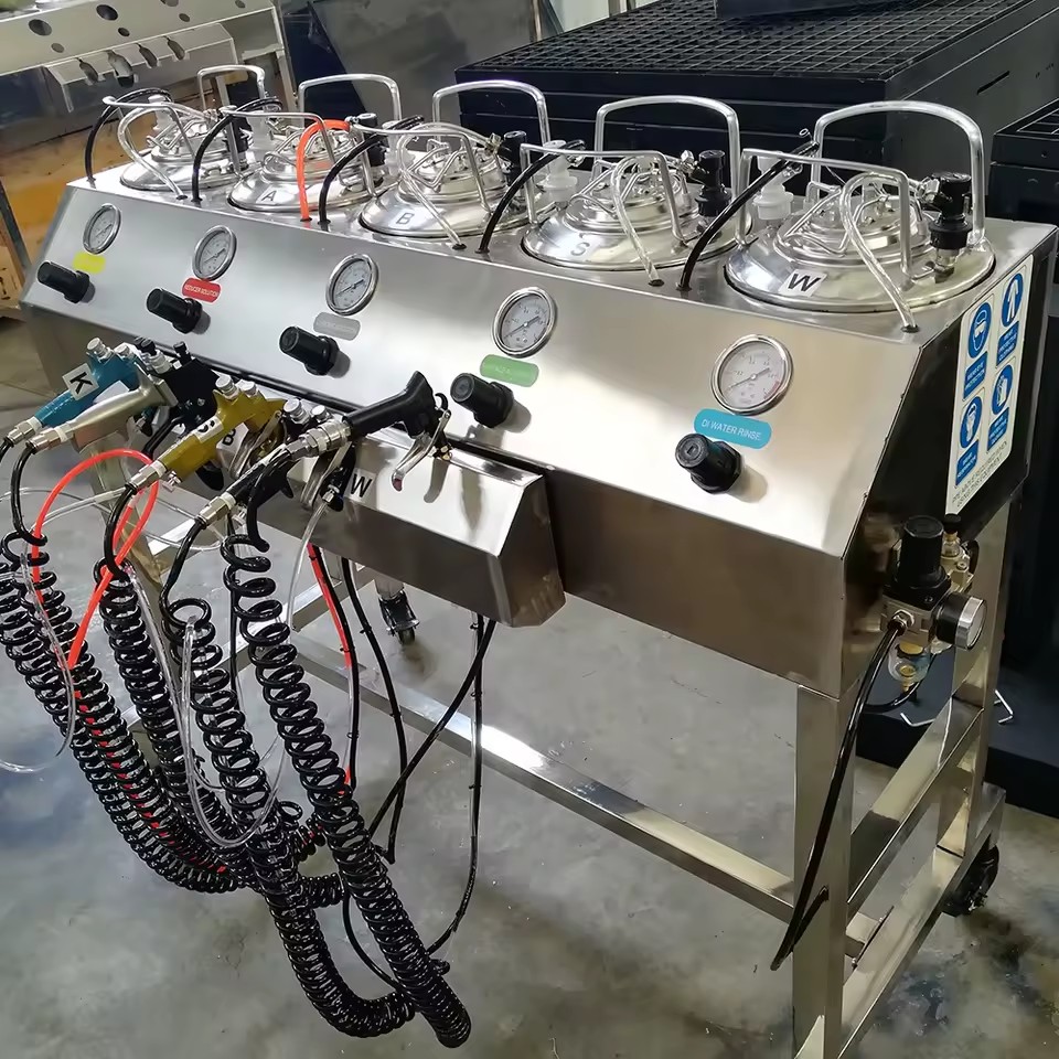 1.2m CE Certification Stainless Steel L:1220mm X W:500mm X H:460mm Spray Chrome Machine