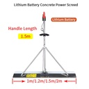 High Efficiency 48W Lithium Battery Concrete Power Screed External Battery Cordless Vibrating Screed Machine for Cement Floor
