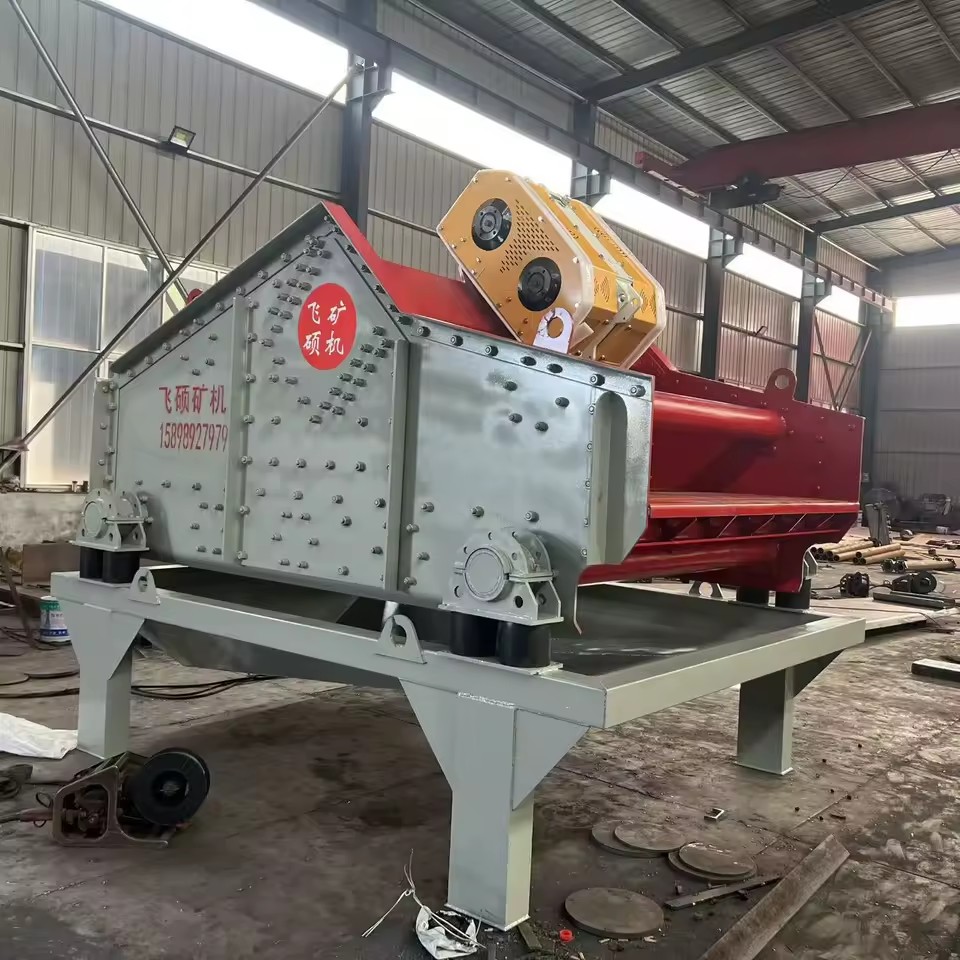 Thin Oil Shaker Linear Dewatering Vibrating Screen Used for Coal Mine Sand and Gravel Screening