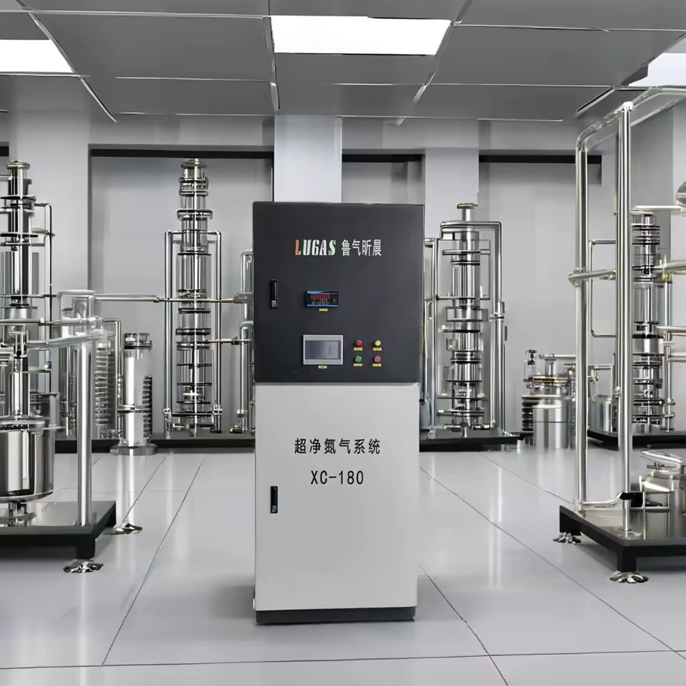 Mini PSA Nitrogen Generator 95%-98% Purity Small Cabinet Gas Generation Equipment for Leak Checking 220V Engine PLC Gear Motor