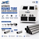 Automatic Pipe Belt Polishing Machine Round Tube Grinder Stainless Steel Metal Buffing Industrial Equipment