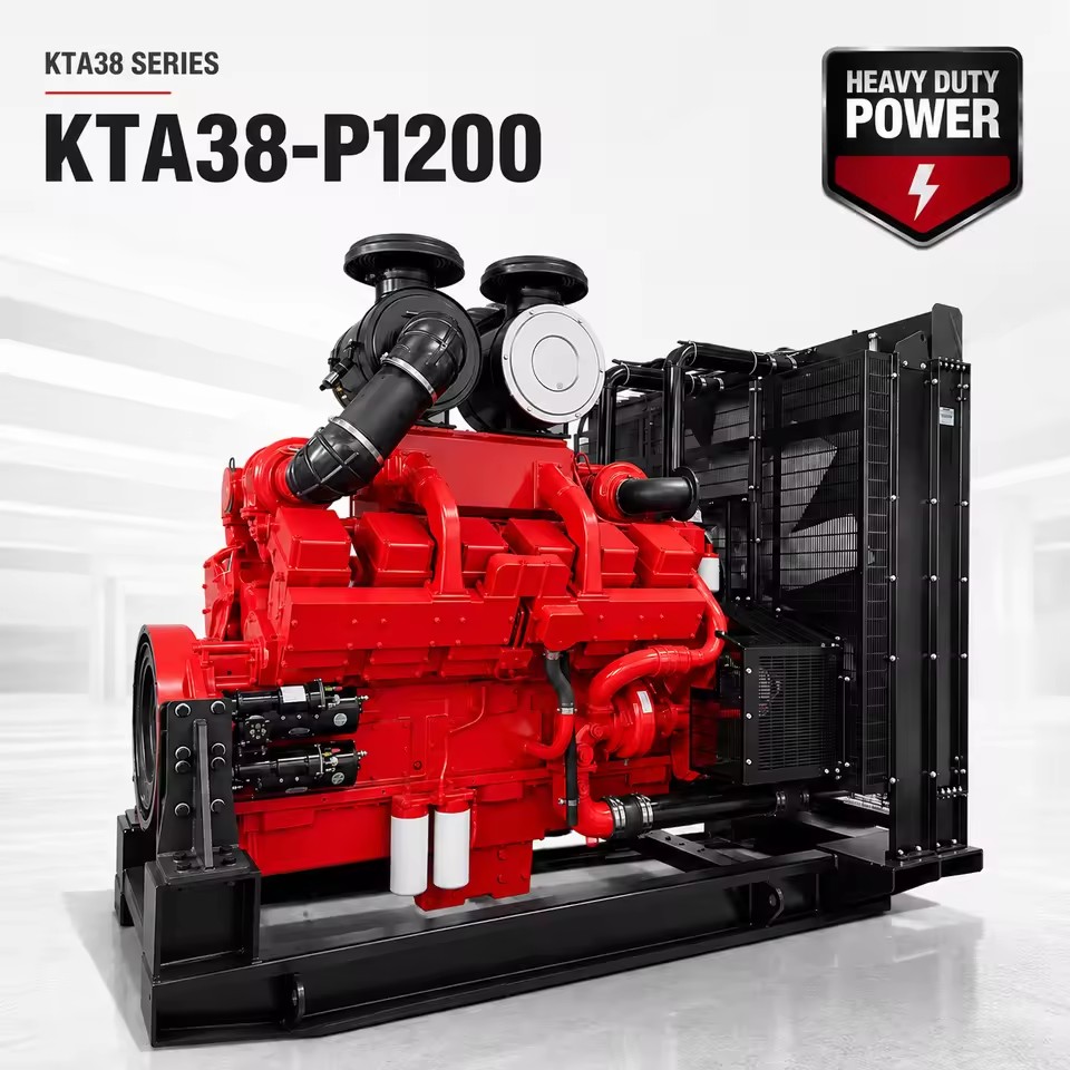 SCDC Cum KTA38-P Series Turbocharged 895kW 1200HP 1800rpm KTA38-P1200 diesel engine for industrial pump and power generation