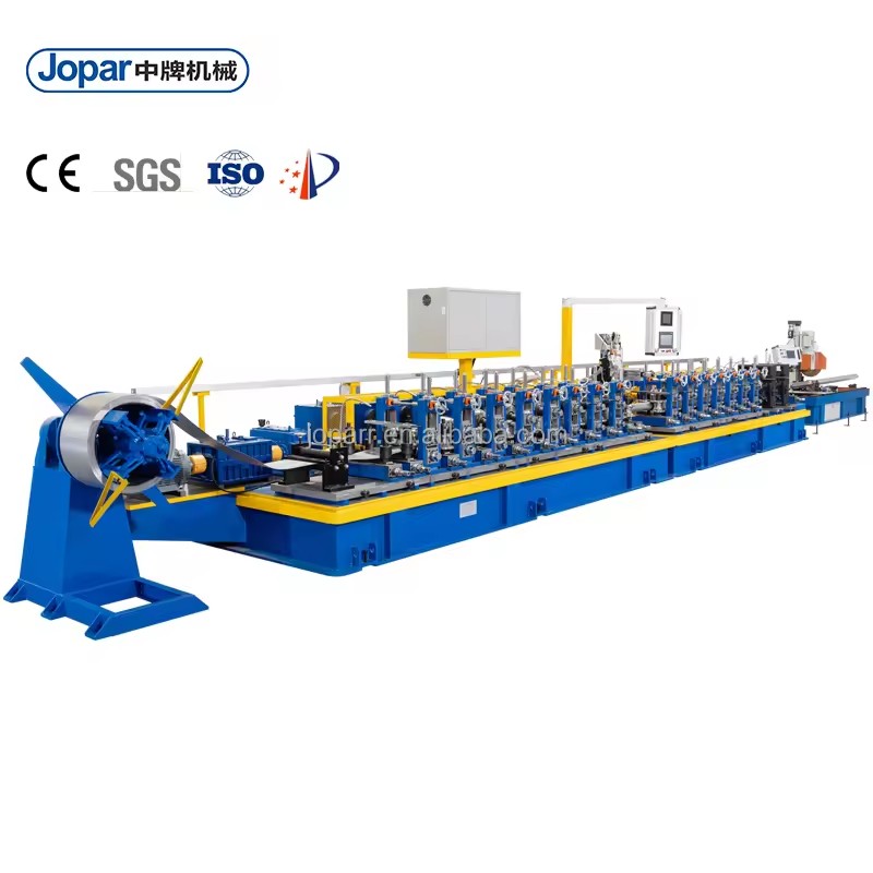 High-Speed Stainless Steel Pipe Production Line with PLC Control and Siemens Motor High-Accuracy Tube Molding Machine