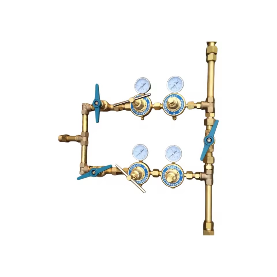 LPG Propane Gas Cylinder Manifold Automatic Changeover System High Pressure Industrial Pipeline Supply Station Equipment