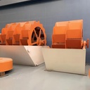 River Sand Washing Plant Rock Stone Silica Sand Washer XSD Wheel Bucket Type Sand Washing Machine
