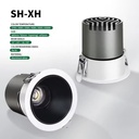 12W Aluminum Wall Washer Light 5cm Hidden Light Source Matte Anti-glare Cover No Glare Recessed LED Spotlight