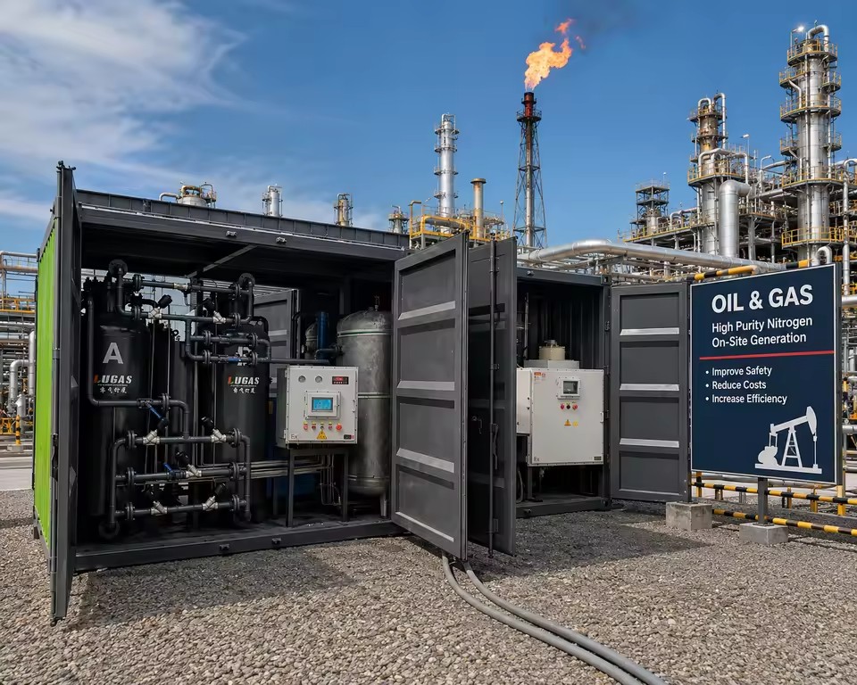 Containerized Smart Control System PSA Nitrogen Generator for Oil Storage Tank Blanketing Inert Gas Protection System