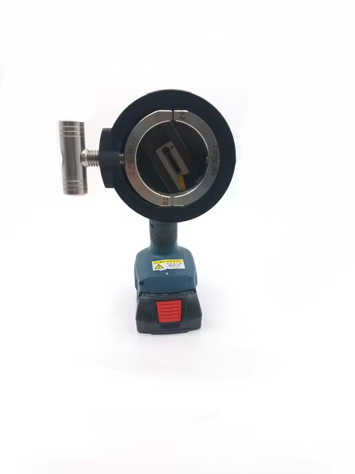 PFM1.5DC High Purity Tube Facing Machine Eminchen Portable Stainless Steel Pipe Squaring Tool 6-50.8mm OD 0.5-3mm Wall Thickness