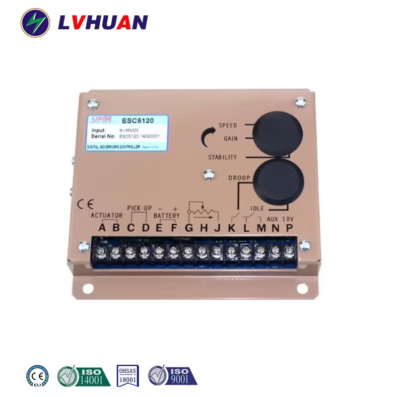 Jichai/Shengdong/ Gas/Diesel Generator Parts Automatic Speed Controller Iron Material Model ESC5XXX