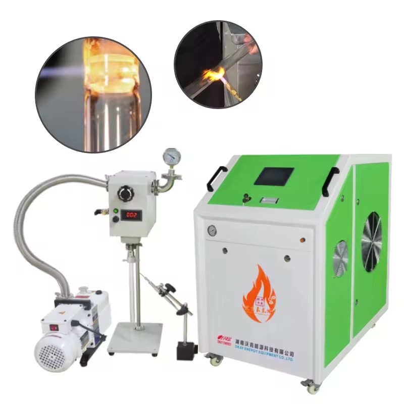 Lab Oxyhydrogen Generator HHO Flame Ampoule Glass Sealing Machine Glass Tube Sealer for Semiconductor Quartz Sand