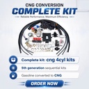 Injection Sequential Kit Conversion CNG 5th Generation Kit Gnv Motocicleta Car Cng Gas Kit Gnv Price