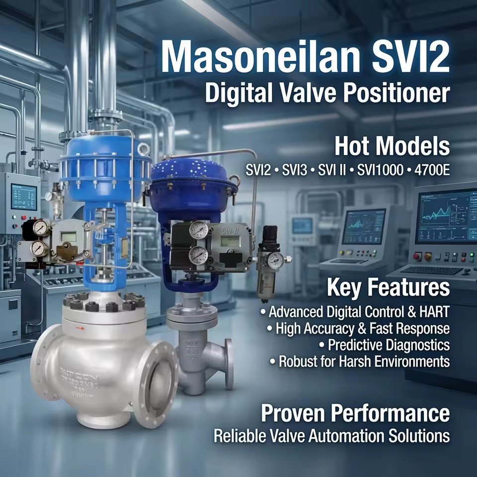 New Original Valve Poitioner SVI2 SVI3 4700 SVI1000 Stock OEM Pneumatic Control Valve Control Valve Price