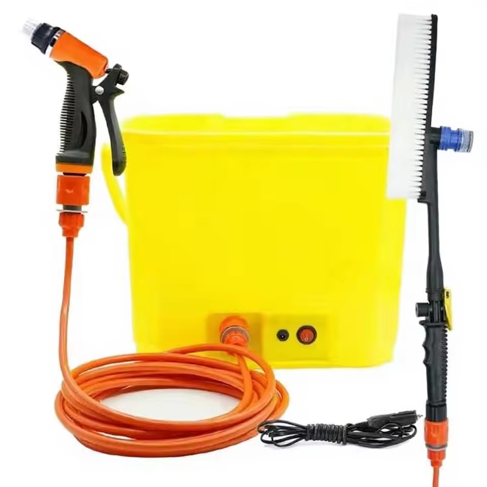 DL Electric Car Washer Portable Model 88 Micro Water Pump Multifunctional Foam Brush