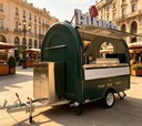 Easy Operation CE Certified Fiberglass Restaurant Snack Food Food Trailer Fast Food Trailer