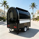 High Productivity CE Certified Fiberglass Galvanized Sheet Coffee Cart Ice Cream Truck for Advertising