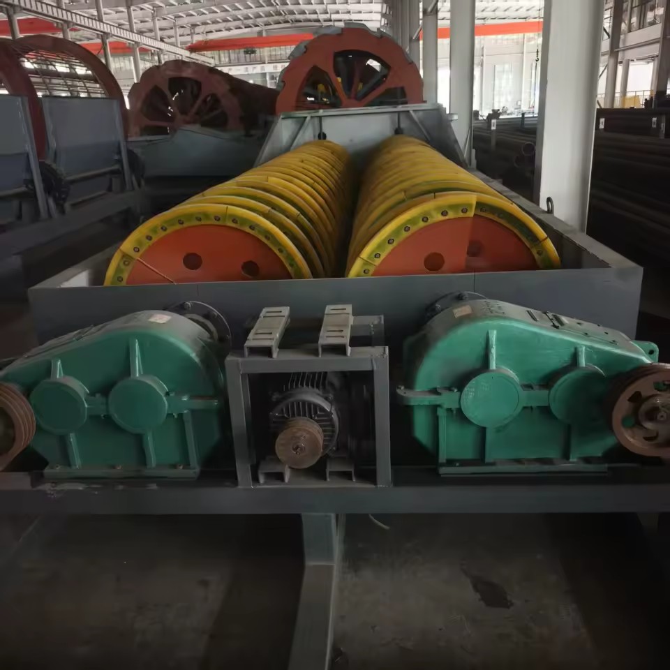 Shandongwuyang Spiral Sand Washing Machine AC Motor High Capacity 40-300t/h Gear Pump Efficient Gravel Cleaning Equipment