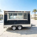 2026 Multifunction Customized Popular Street Food Truck Fast Food Van Hot Dog Coffee Food Trailer