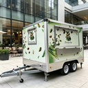 German EPR (Packaging) DOT FMVSS Certified Galvanized Sheet Chocolate Food Trucks Ice Cream Truck for Advertising
