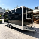 Long Service Life DOT Certified Galvanized Sheet Beer Service Food Trailer Ice Cream Truck for Fast Food