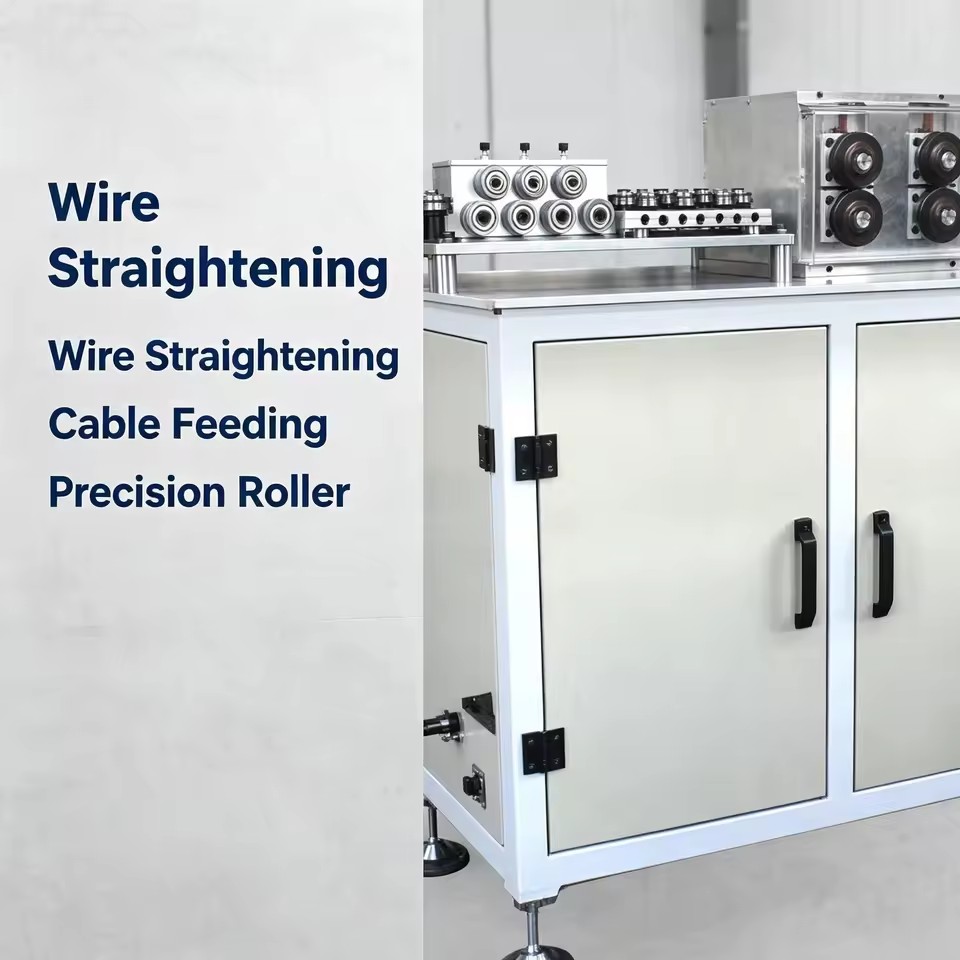 Roller Wire Feeder with Reducer Servo Driver Bearing Core Components Stainless Steel Rollers Straightening & Feeding Machine
