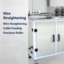 Roller Wire Feeder with Reducer Servo Driver Bearing Core Components Stainless Steel Rollers Straightening & Feeding Machine
