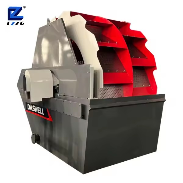 LZZG XSD Dewatering Cleaning Mini Dual Wheel Bucket Sand Washing Machine High Efficiency Gravel Wheel Sand Washer 30-200t/h AC
