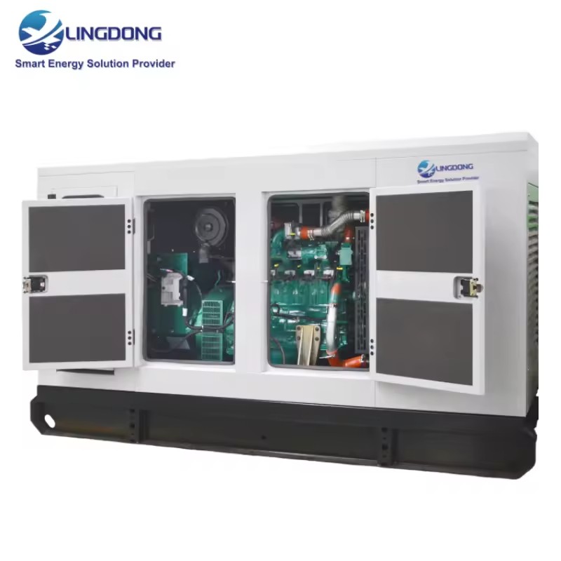 120kW Natural Gas Canopy Genset 150kVA CNG LNG PNG Power Generators for Sale Yuchai YC6G205N-D30 Engine ATS for Agriculture