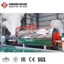 WNS Fully Automatic Steam Boiler PLC Control Low Pressure Gas Oil Fired for Factory Use