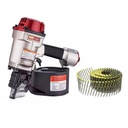 Pneumatic Framing Nail Gun Aluminum Coil Nailer 60pcs Load Capacity 1 3/4"-2 3/4" Nail Length CN55/CN70 Models OEM