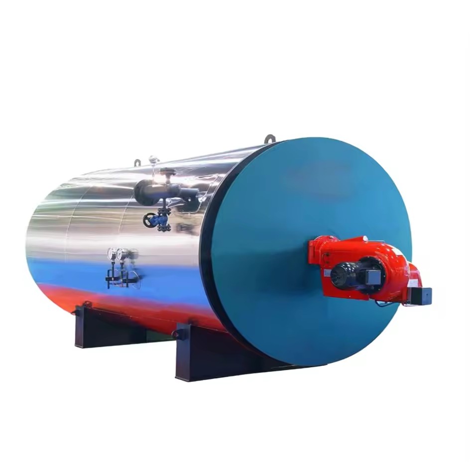 Energy-Efficient Industrial Horizontal Low Pressure Oil Gas Fired Steam Hot Water Boiler Power Plant ASME Certified PLC
