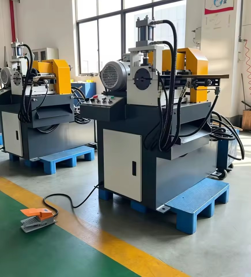 BR80H Hydraulic Single-head Automatic Chamfering Machine with Bearing for Stainless Steel Metal Workpiece