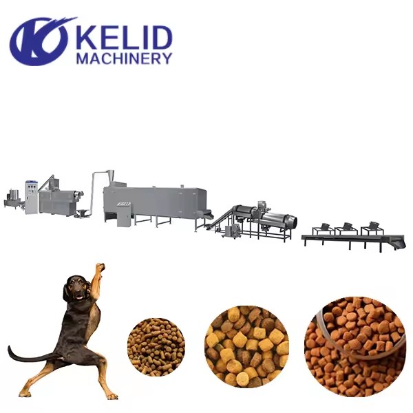 New High Output Customized Dog Food Making Machine Industrial High Efficiency Full Automatic Pet Food Production Line