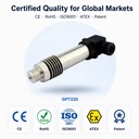 GPT220 High Temperature Pressure Sensor for Petroleum Chemical