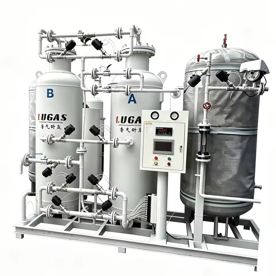 LUGAS Industrial 99.99% PSA Nitrogen Generator for Fiber Laser Cutting & Sheet Metal Fabrication System Solution