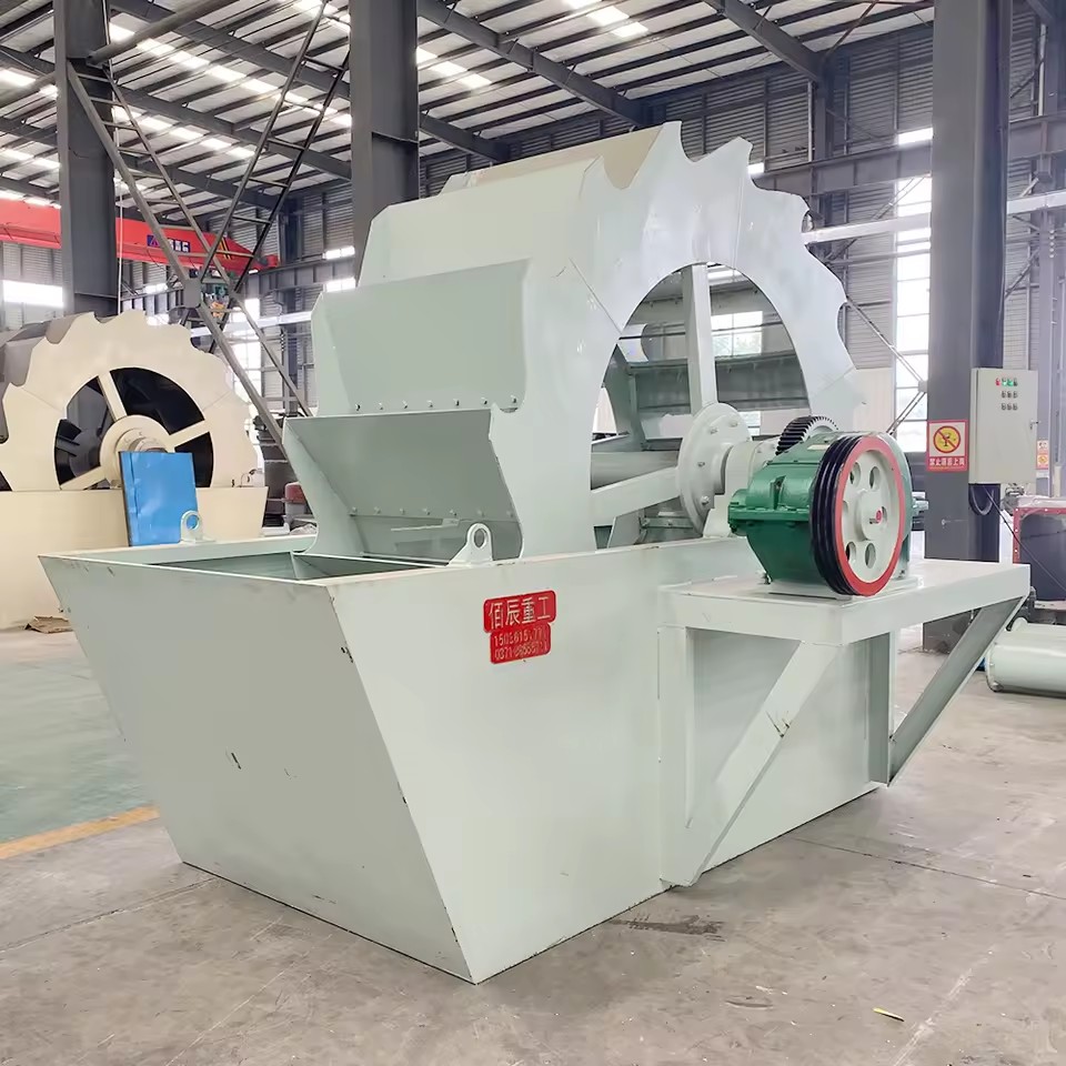 50-100tph River Sand Gold Mining Equipment Processing Wheel Bucket Gear Sand Washing Machine Silica Sand Washer