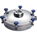 Stainless Steel Pressure Manhole Machine with Sight Glass for Milling Grooves