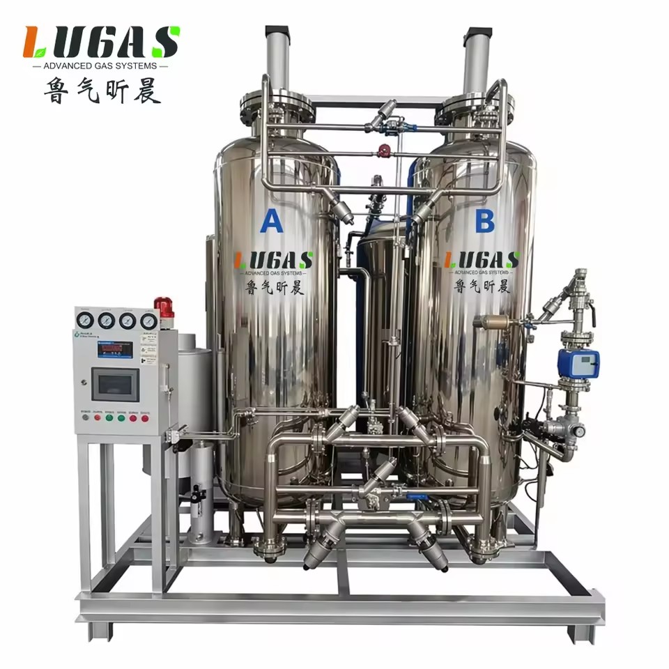 VPSA Oxygen Generator PLC Controlled High Purity for Glass Furnace Industrial Use Oxygen Enriched Combustion Fuel Saving Auto