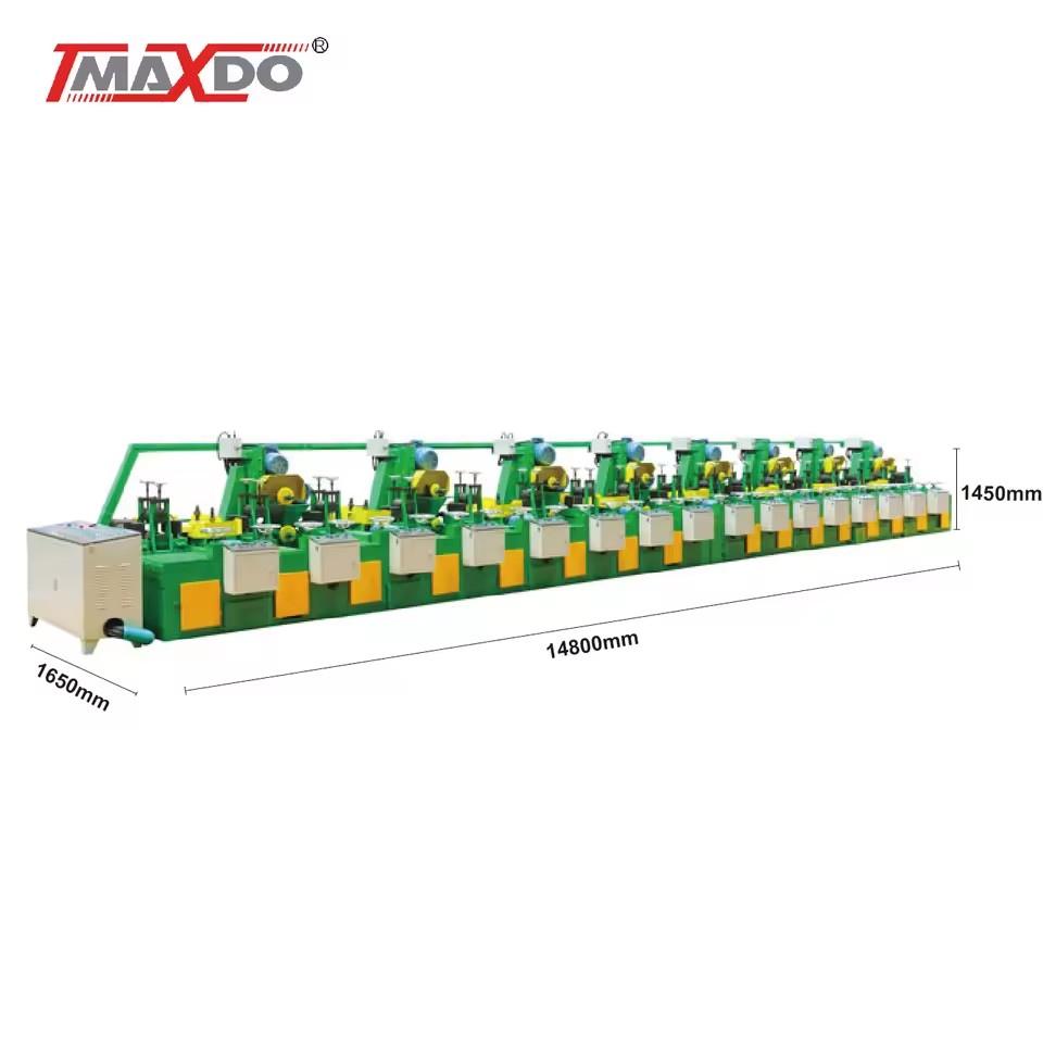 Electrical Automatic Control Stainless Steel Square Pipe Polishing Machine